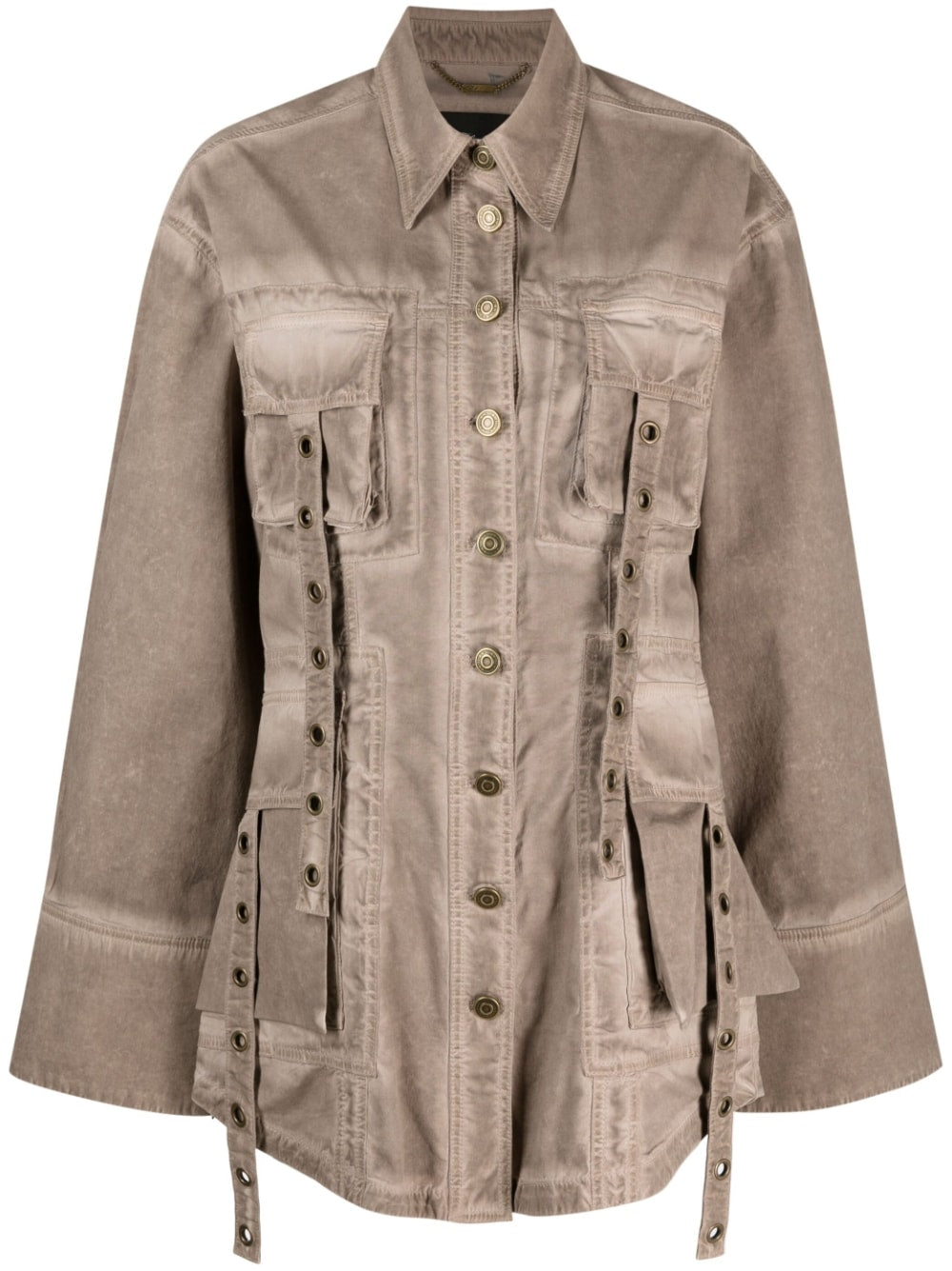 Кафяви палта Blumarine