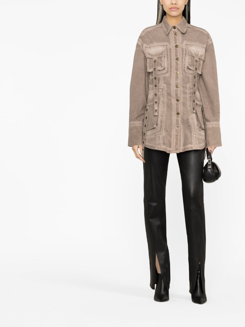 Кафяви палта Blumarine