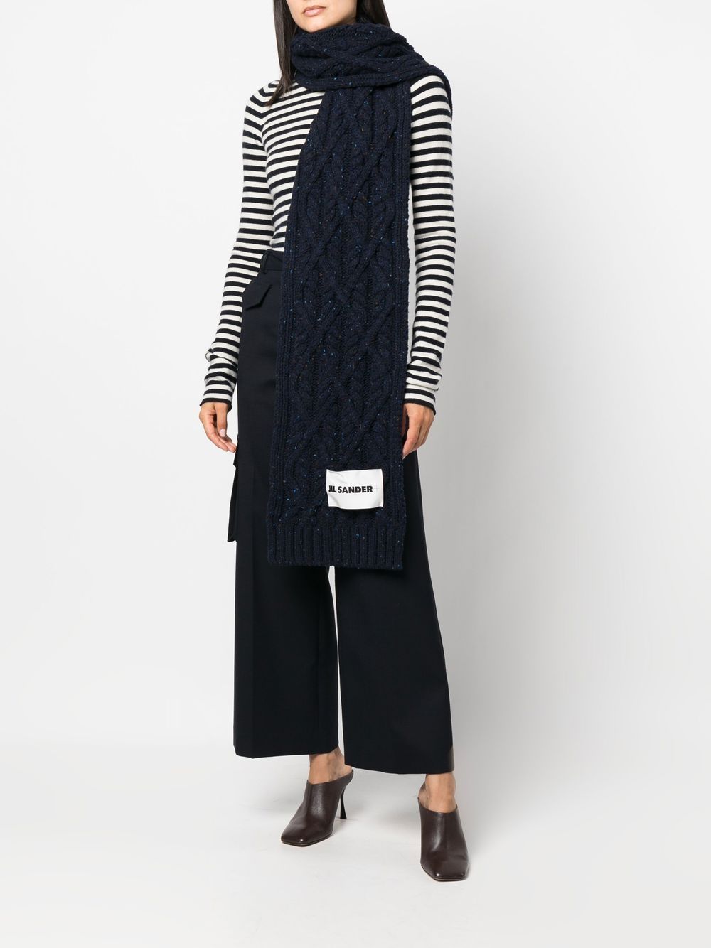 Сини шалове Jil Sander