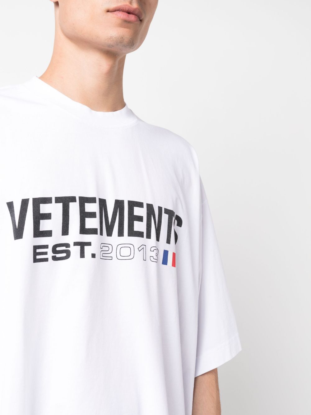 Тениски и поло блузи Vetements в бяло