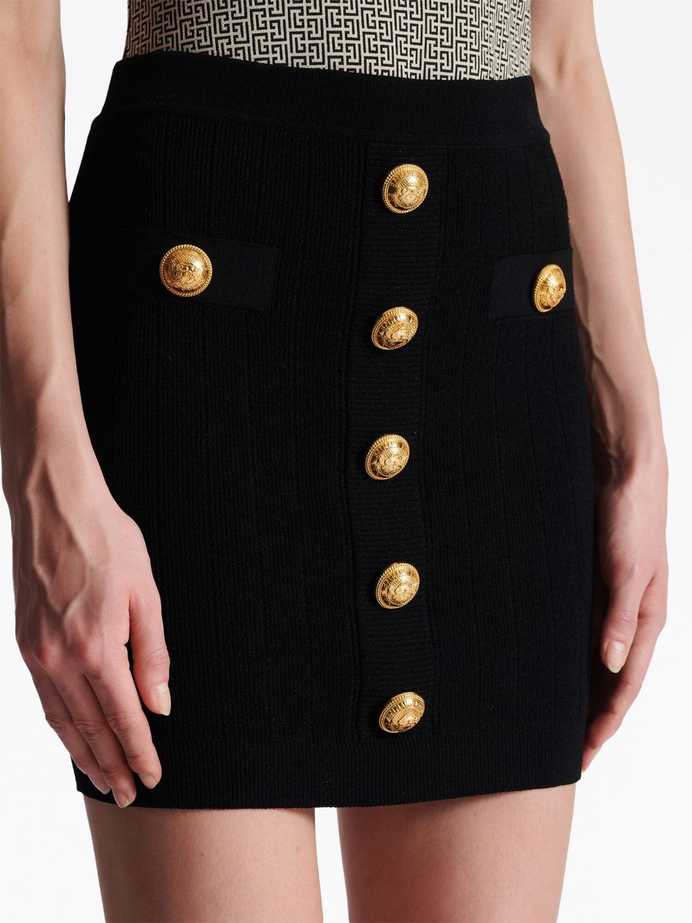 Поли Balmain черни
