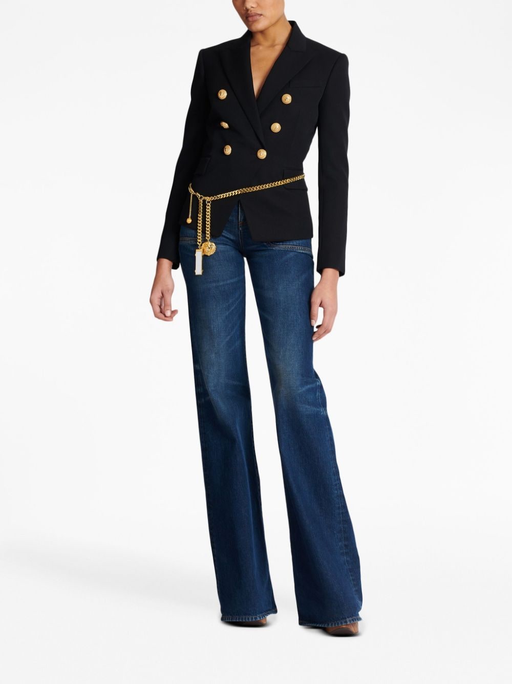 Якета Balmain черни