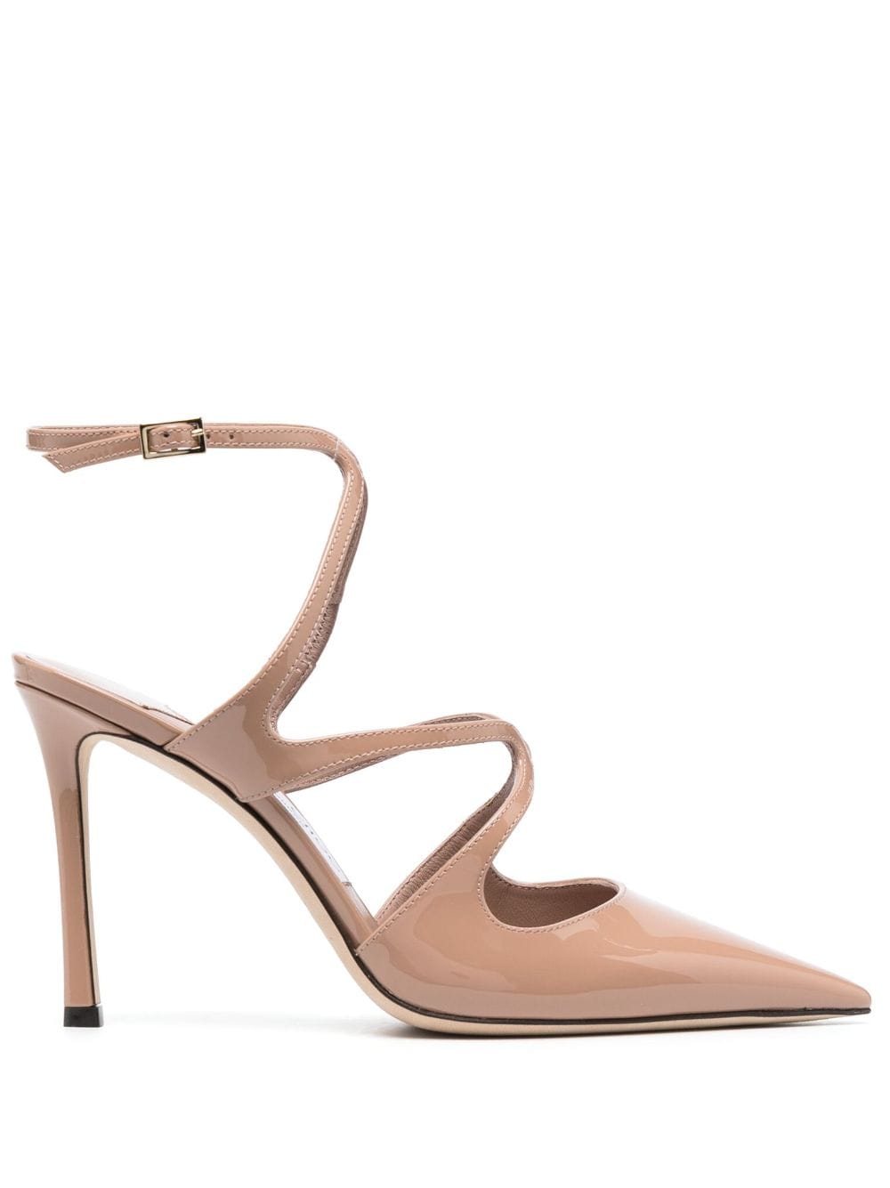 Сандали от лакирана кожа Jimmy Choo Azia 95