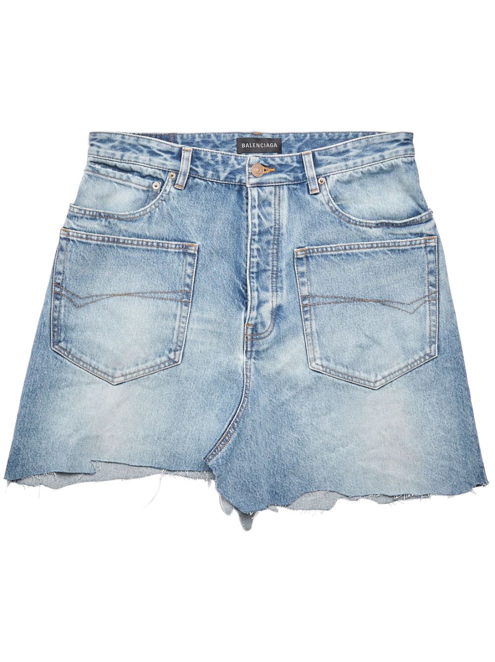 Мини пола Balenciaga Denim от органичен памук