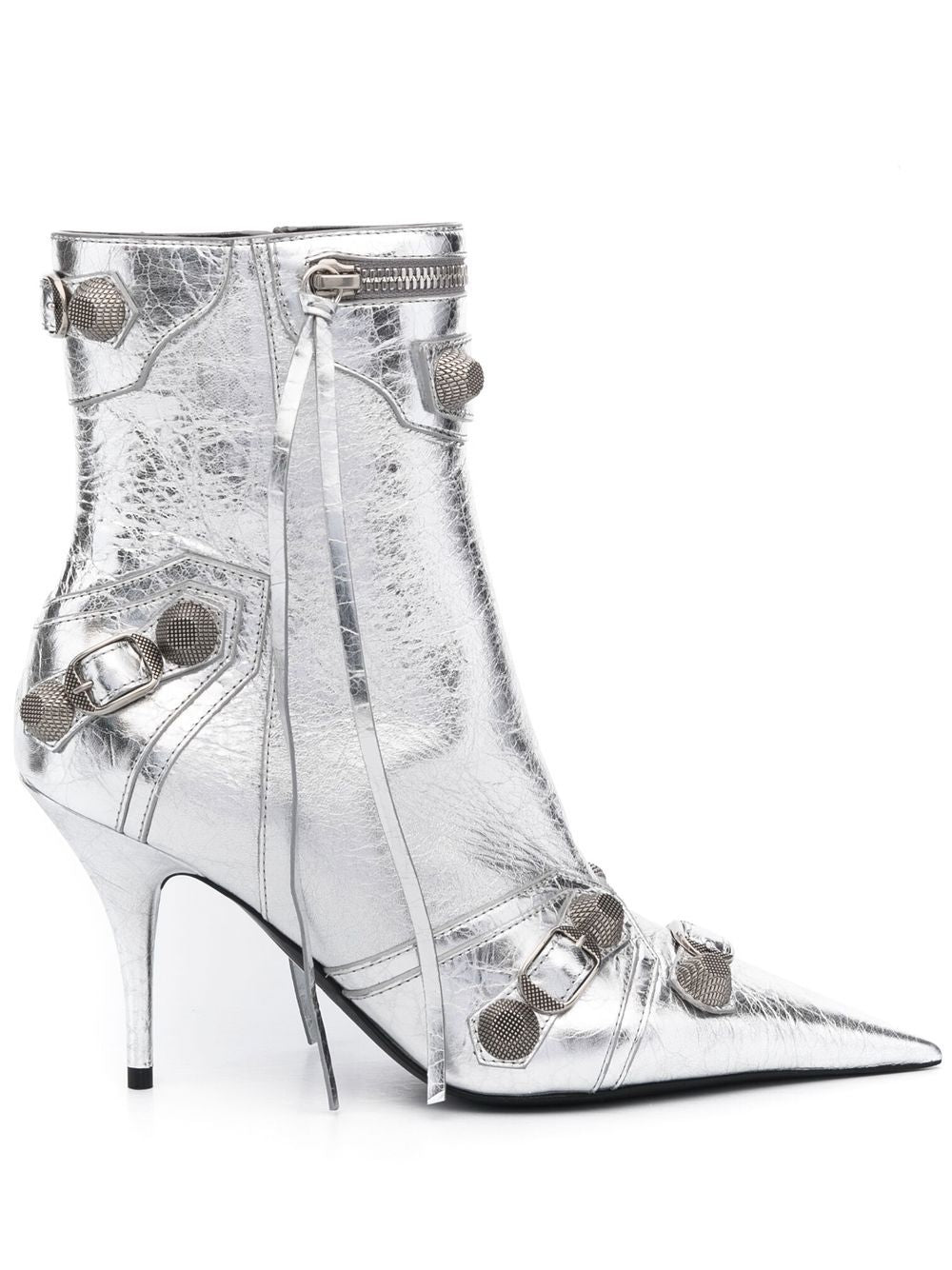 Кожени боти Balenciaga Cagole