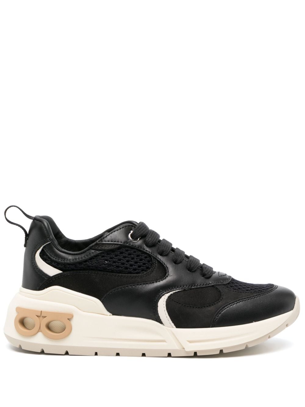 Черни маратонки Ferragamo