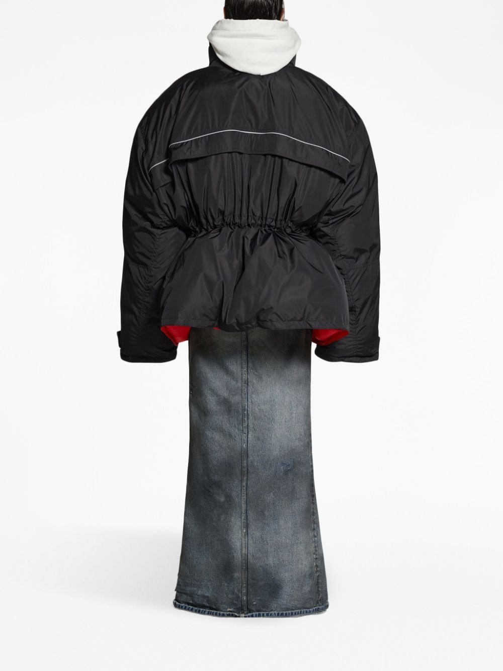 Оувърсайз подплатена парка Balenciaga