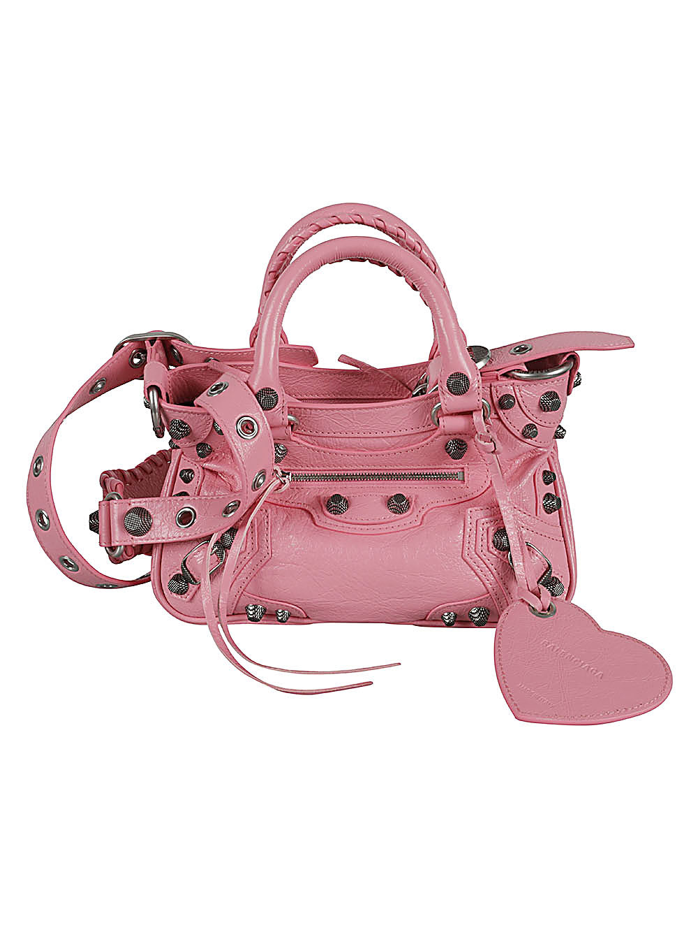 Малка кожена чанта през рамо Balenciaga Le Cagole