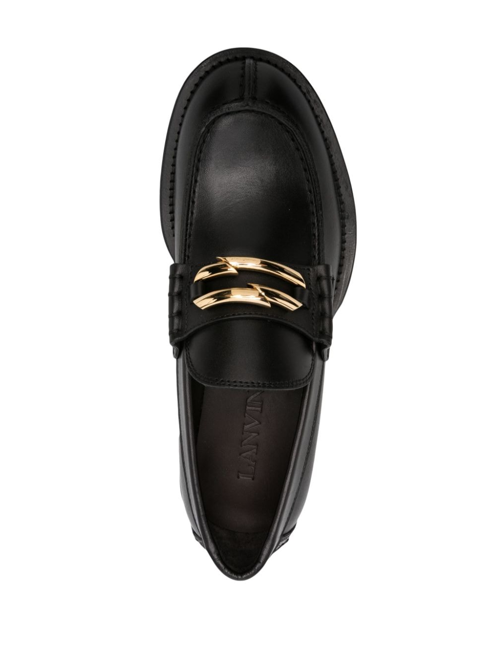 Плоски обувки Lanvin Черни