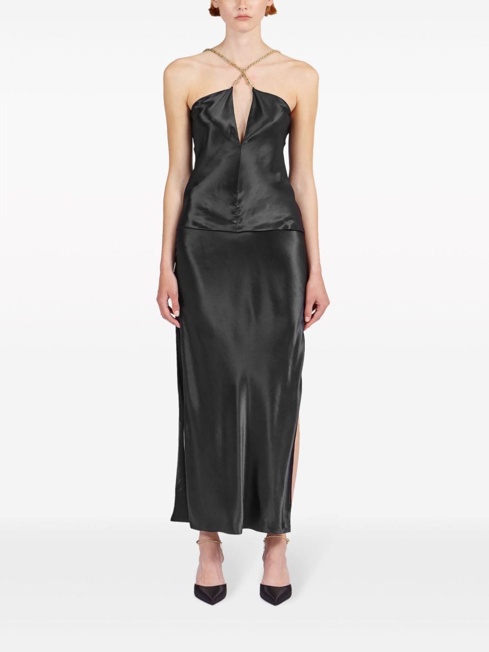 Черен топ Ferragamo