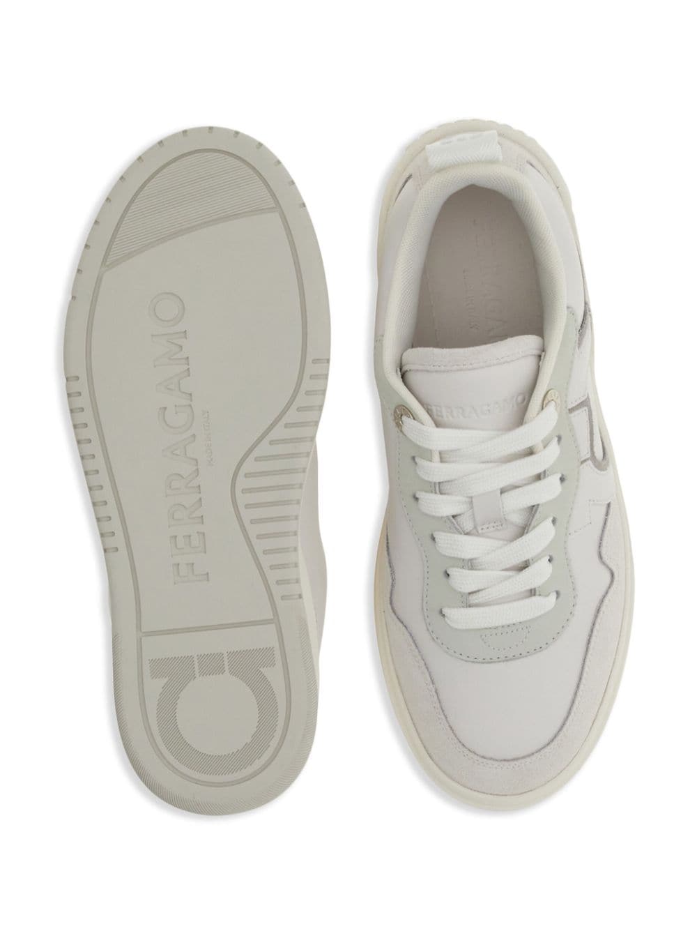 Бели маратонки Ferragamo