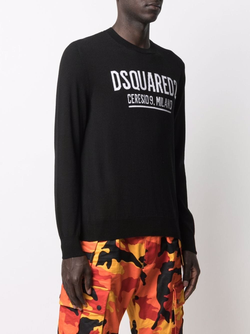 Пуловери Dsquared2 Черни