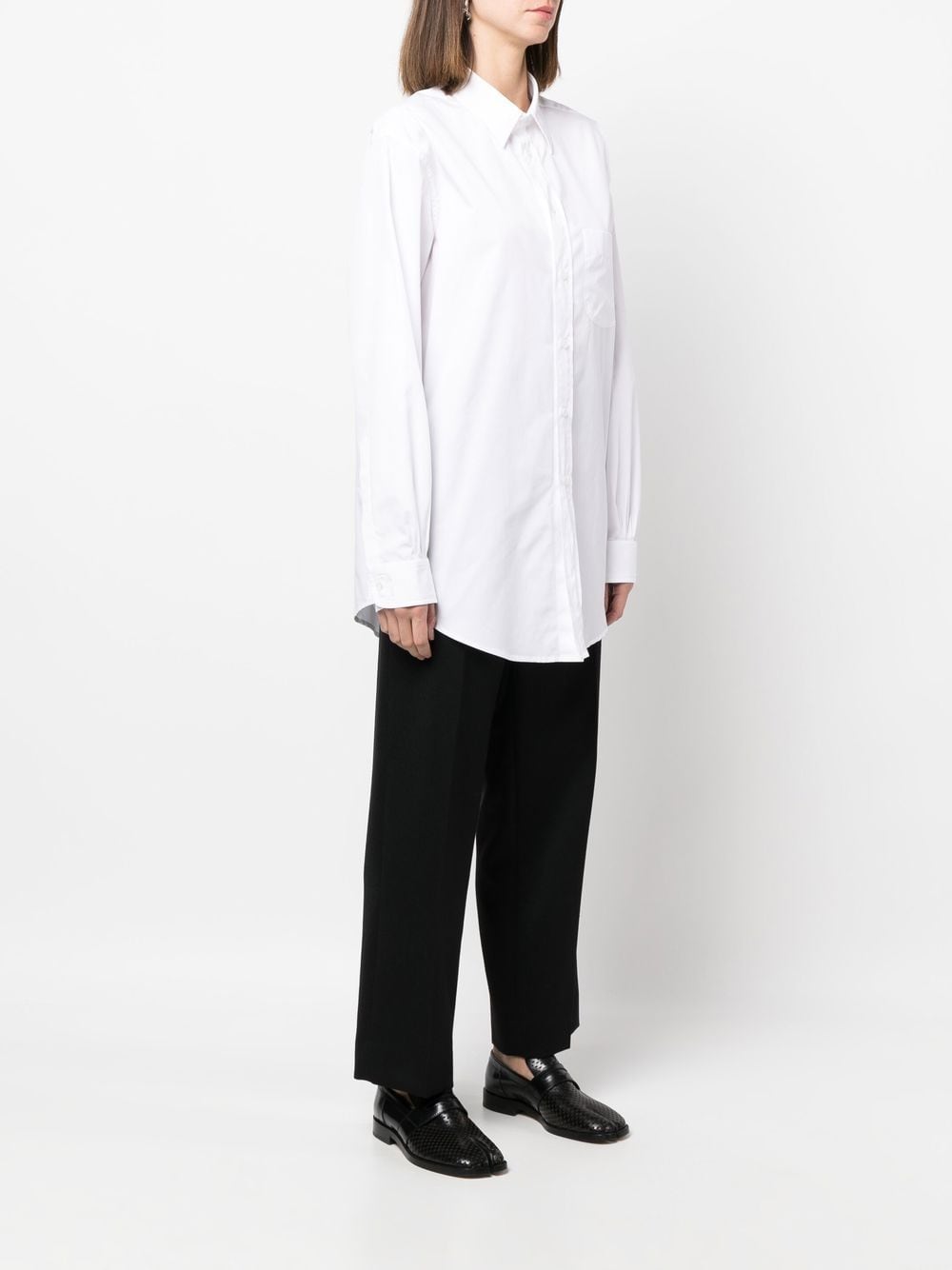 Ризи Maison Margiela бели