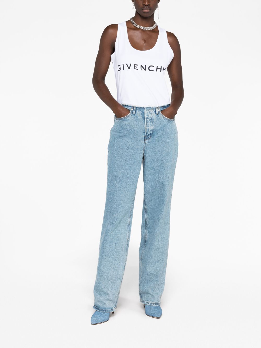 Бял топ Givenchy