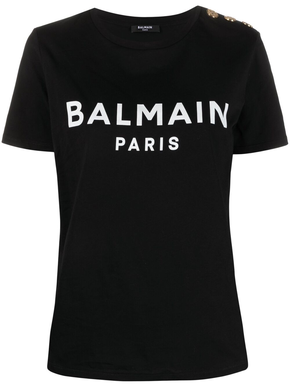 Тениски и поло тениски Balmain в черно