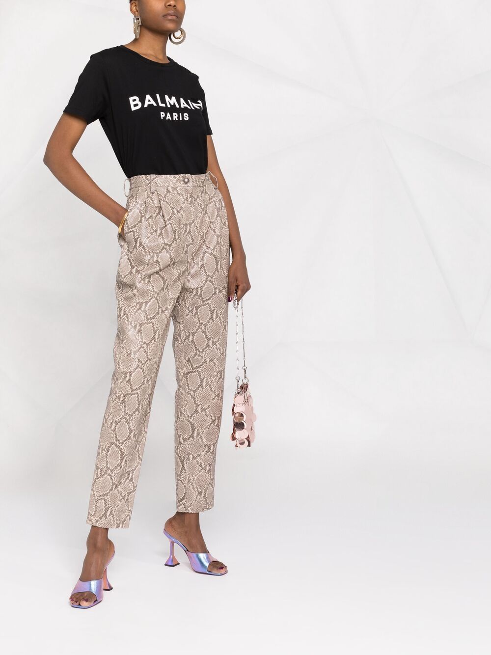 Тениски и поло тениски Balmain в черно