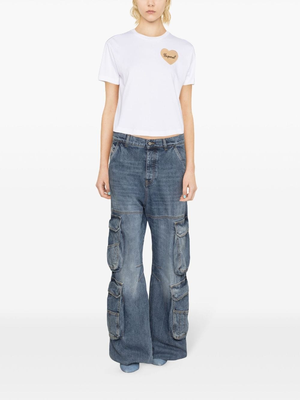 Тениски и поло блузи Dsquared2 в бяло