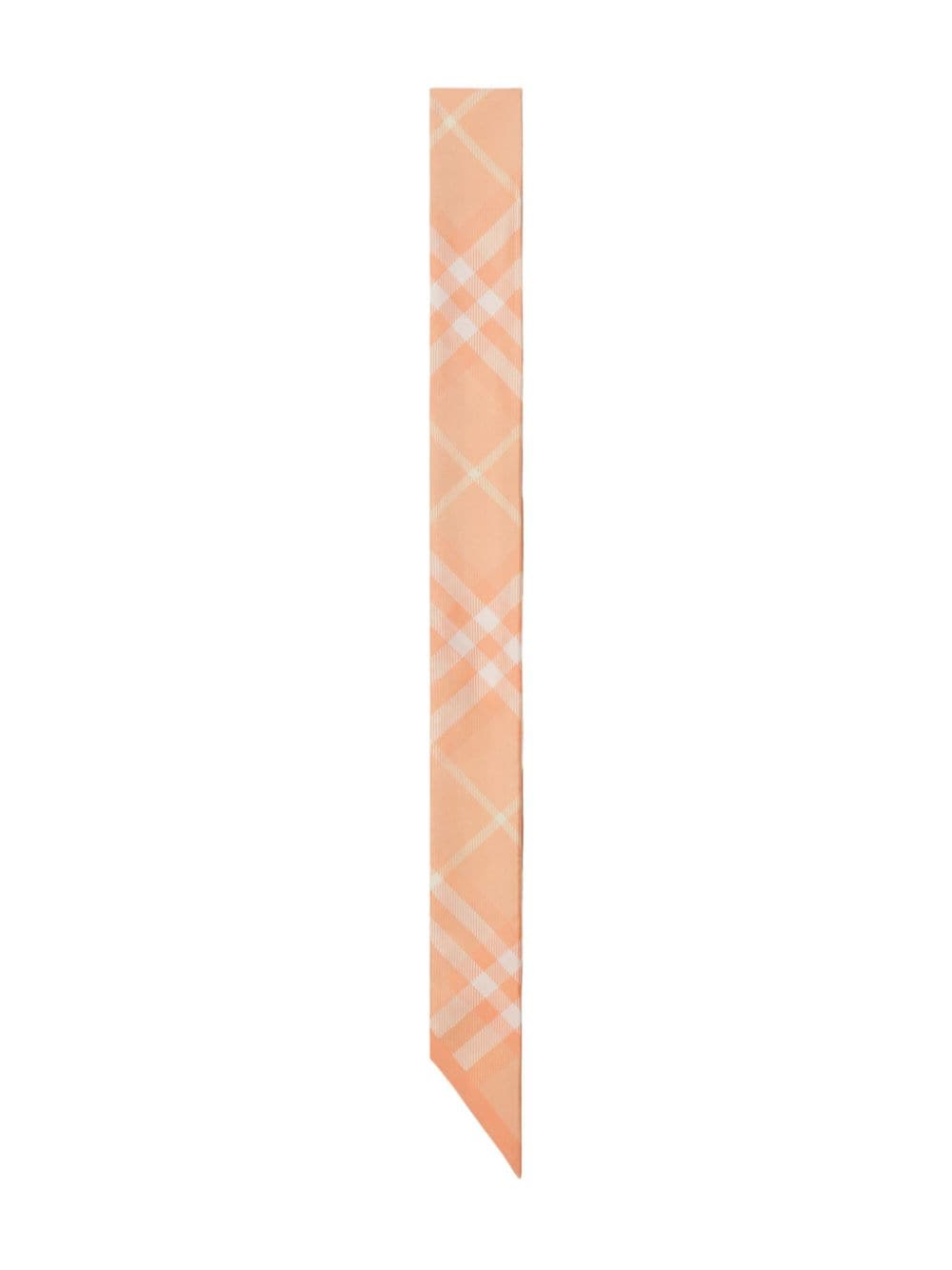 Копринен шал Burberry Skinny Check