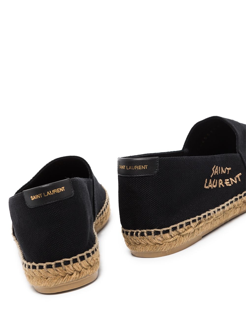 Плоски обувки Saint Laurent черни