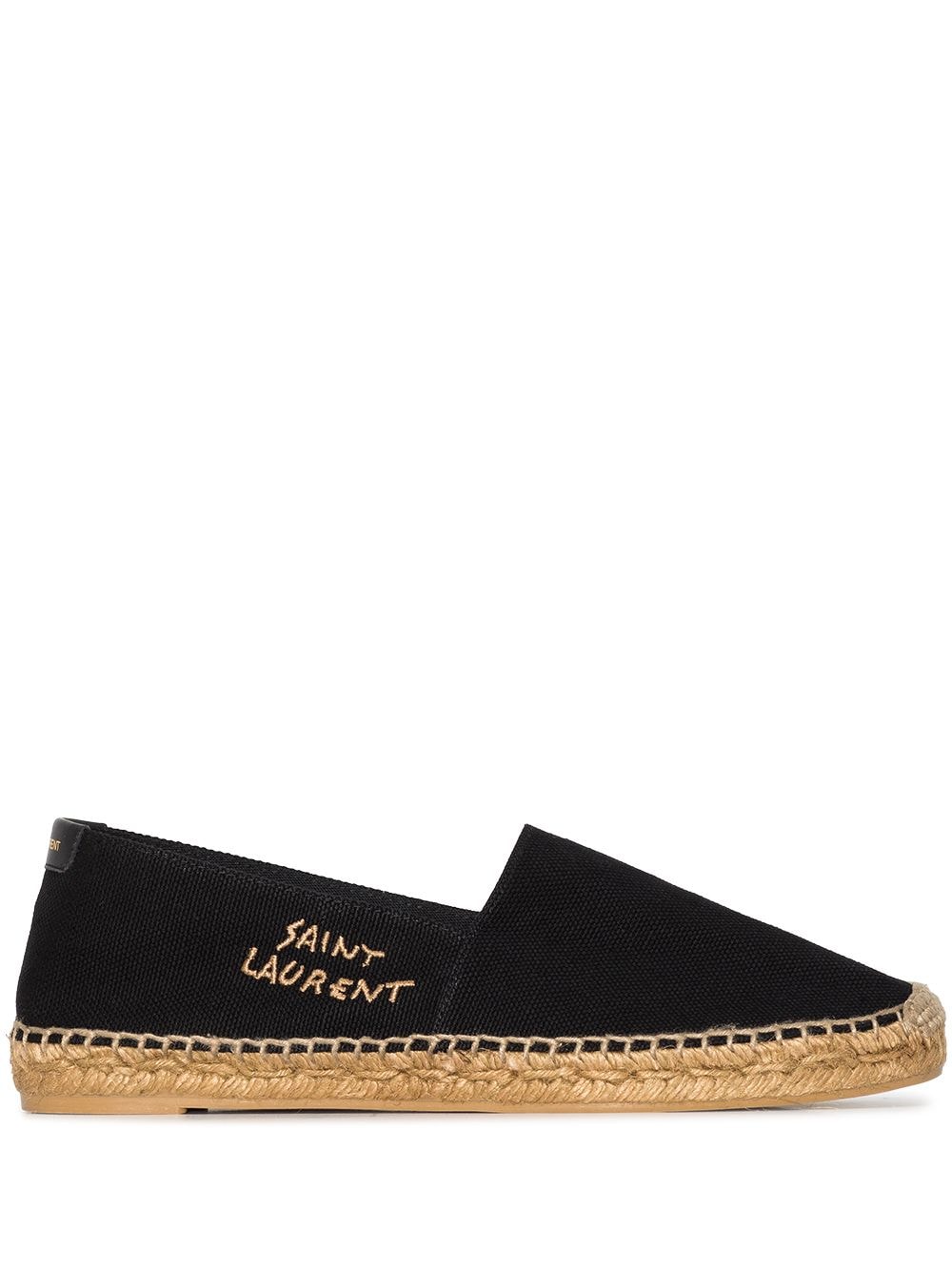 Плоски обувки Saint Laurent черни