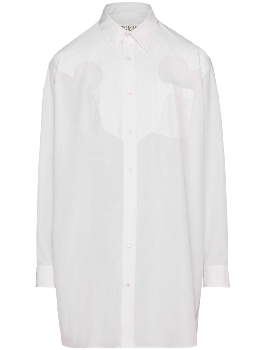 Ризи Maison Margiela бели