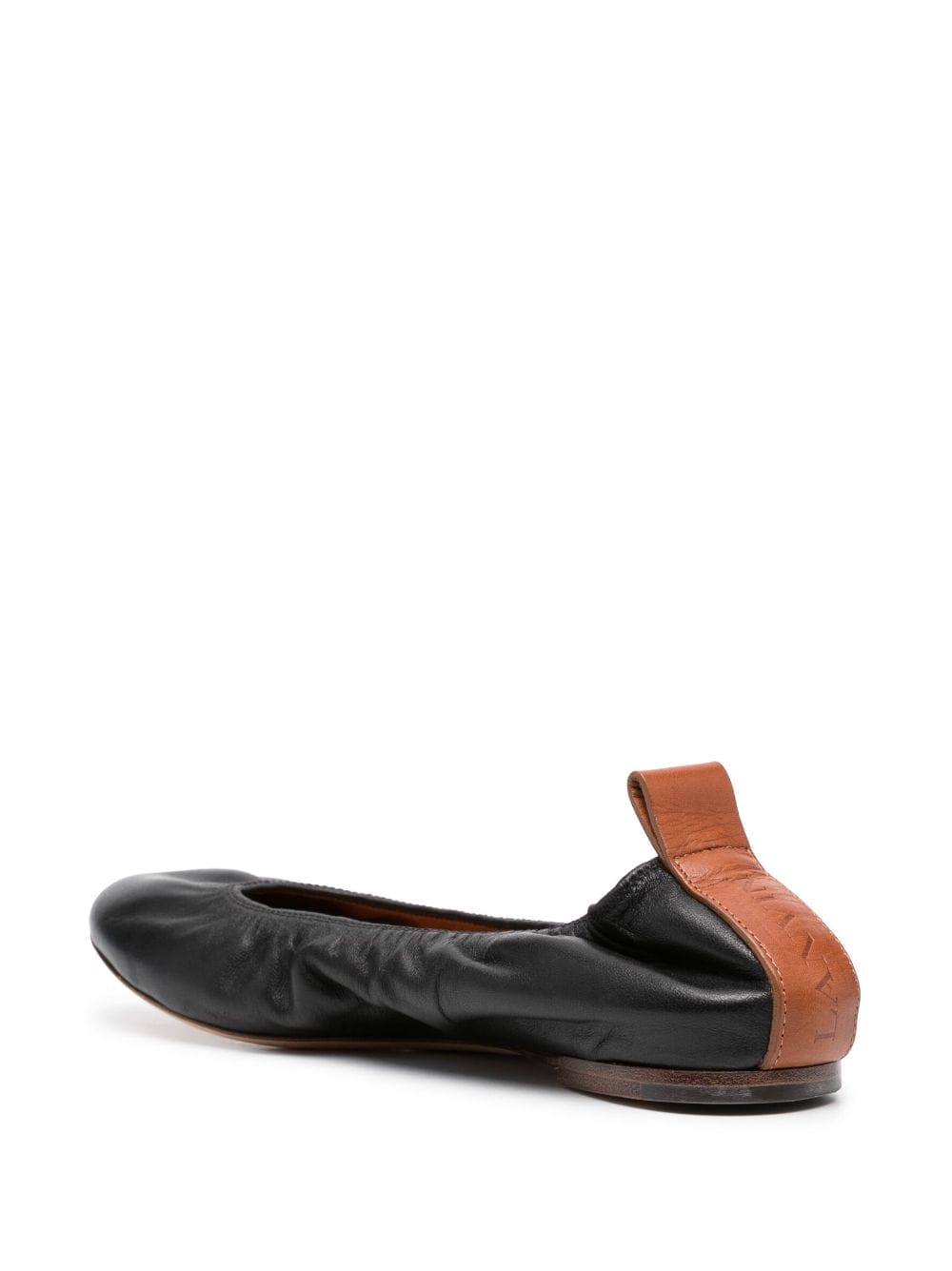 Плоски обувки Lanvin Черни
