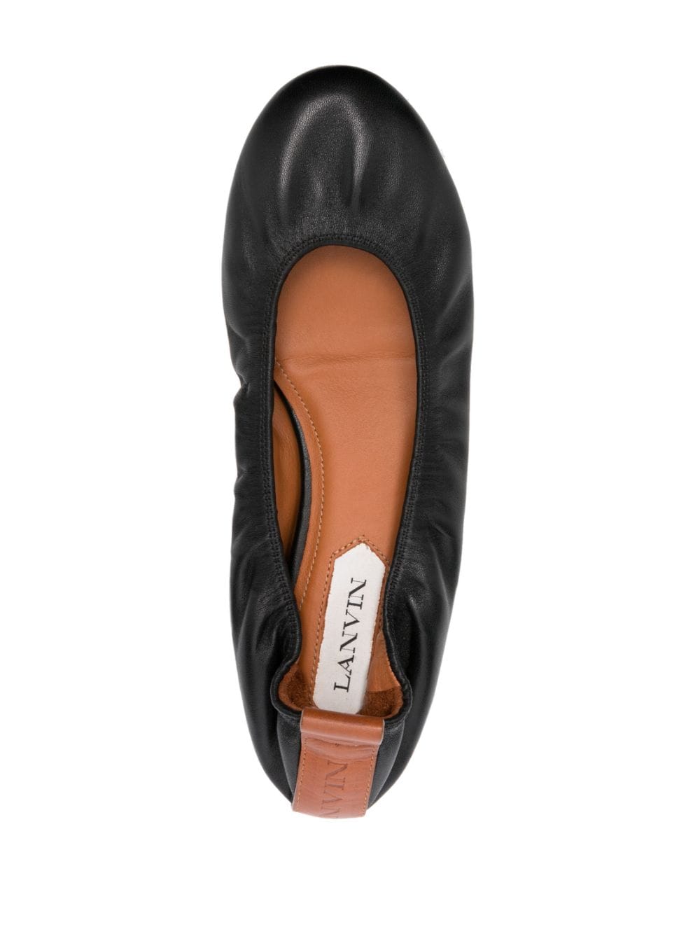 Плоски обувки Lanvin Черни