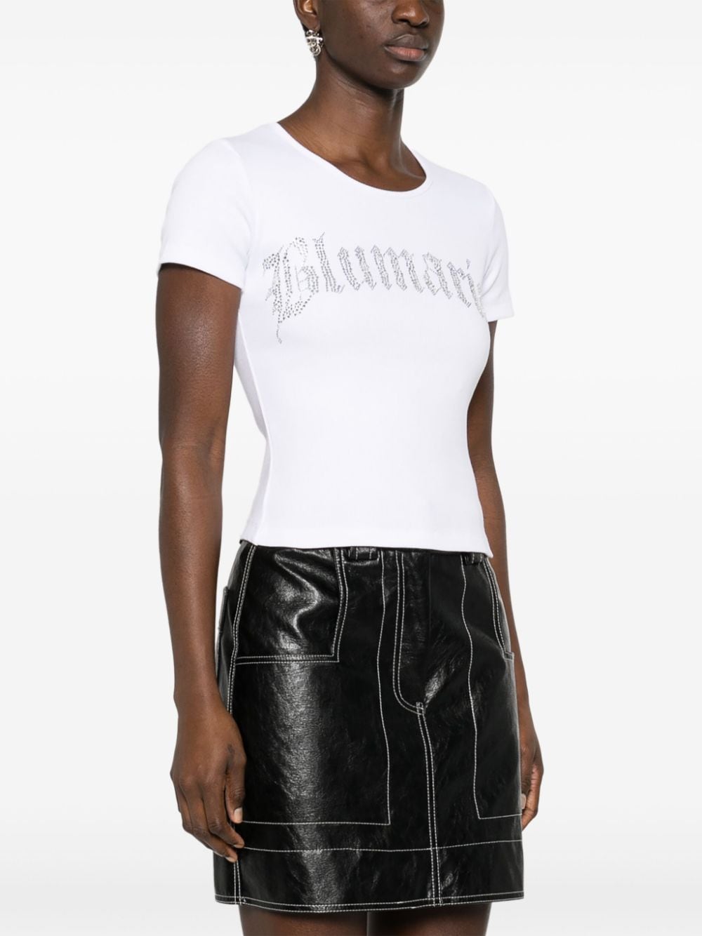 Тениски и поло блузи Blumarine в бяло