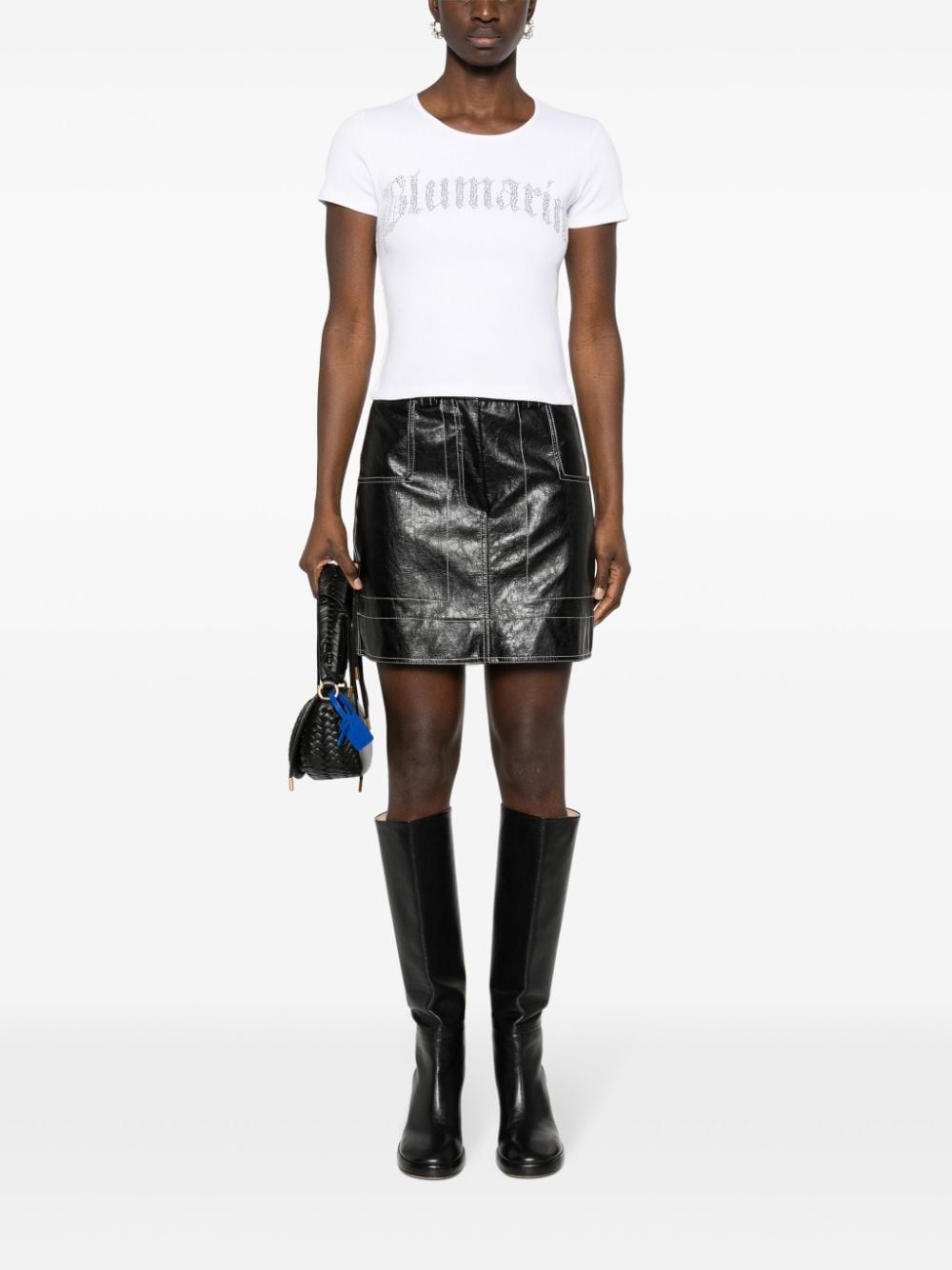 Тениски и поло блузи Blumarine в бяло