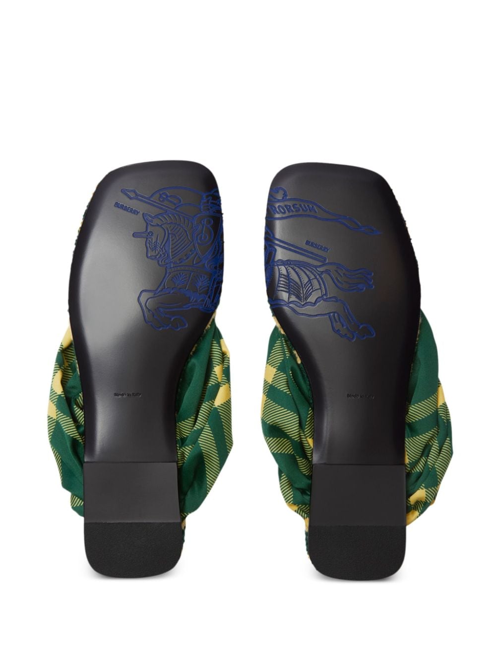 Плоски чехли Burberry Check Pool