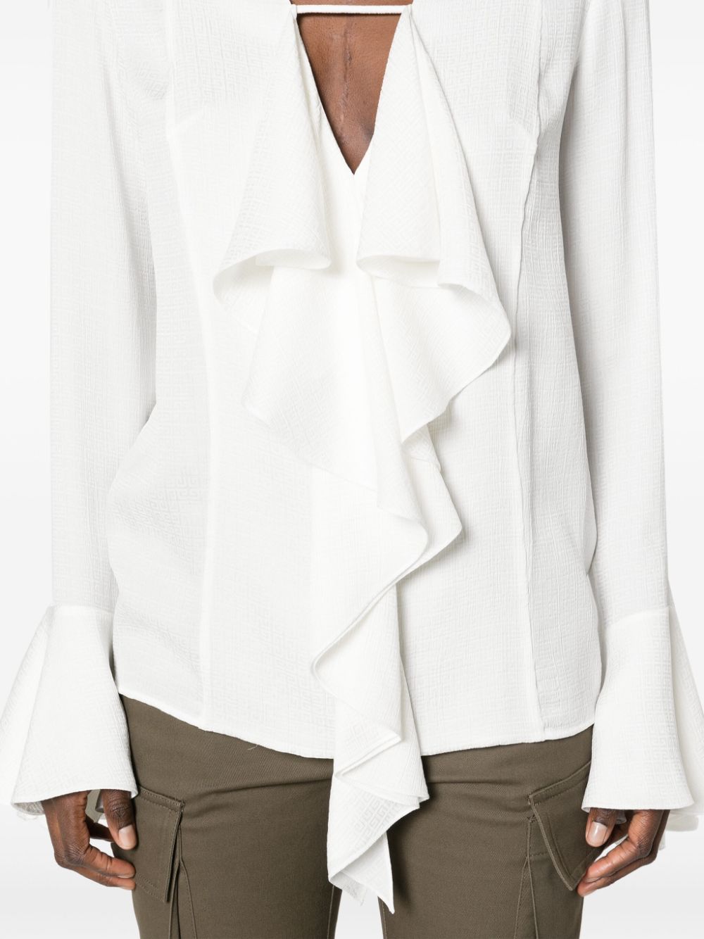 Ризи Givenchy бели