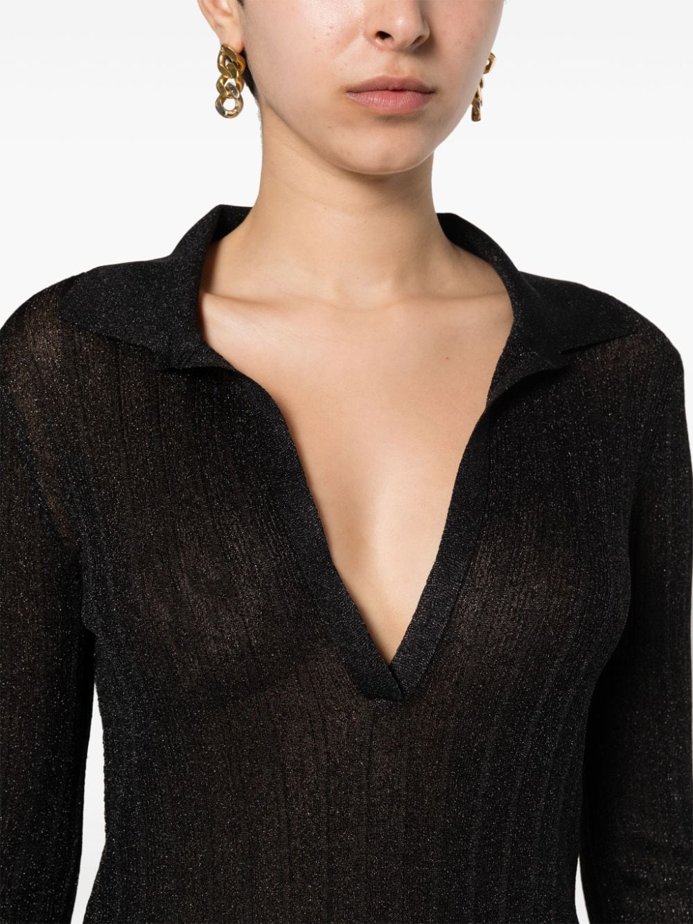 Тениски и поло блузи Tom Ford черни