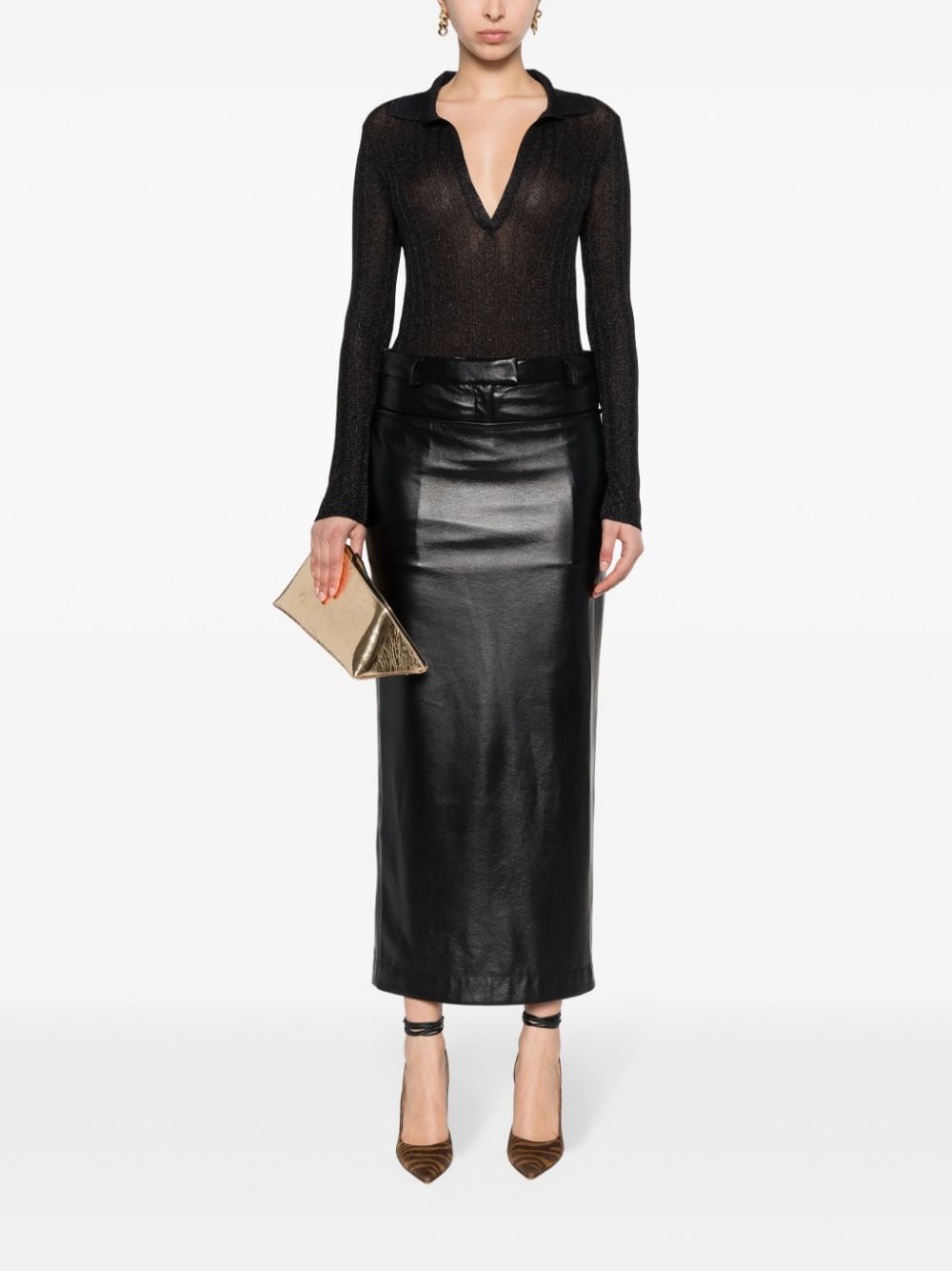 Тениски и поло блузи Tom Ford черни