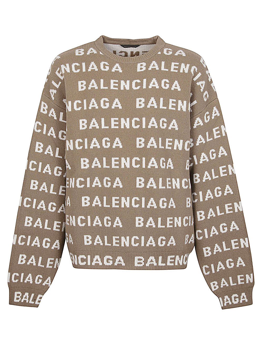 Пуловер с лого на Balenciaga Intarsia