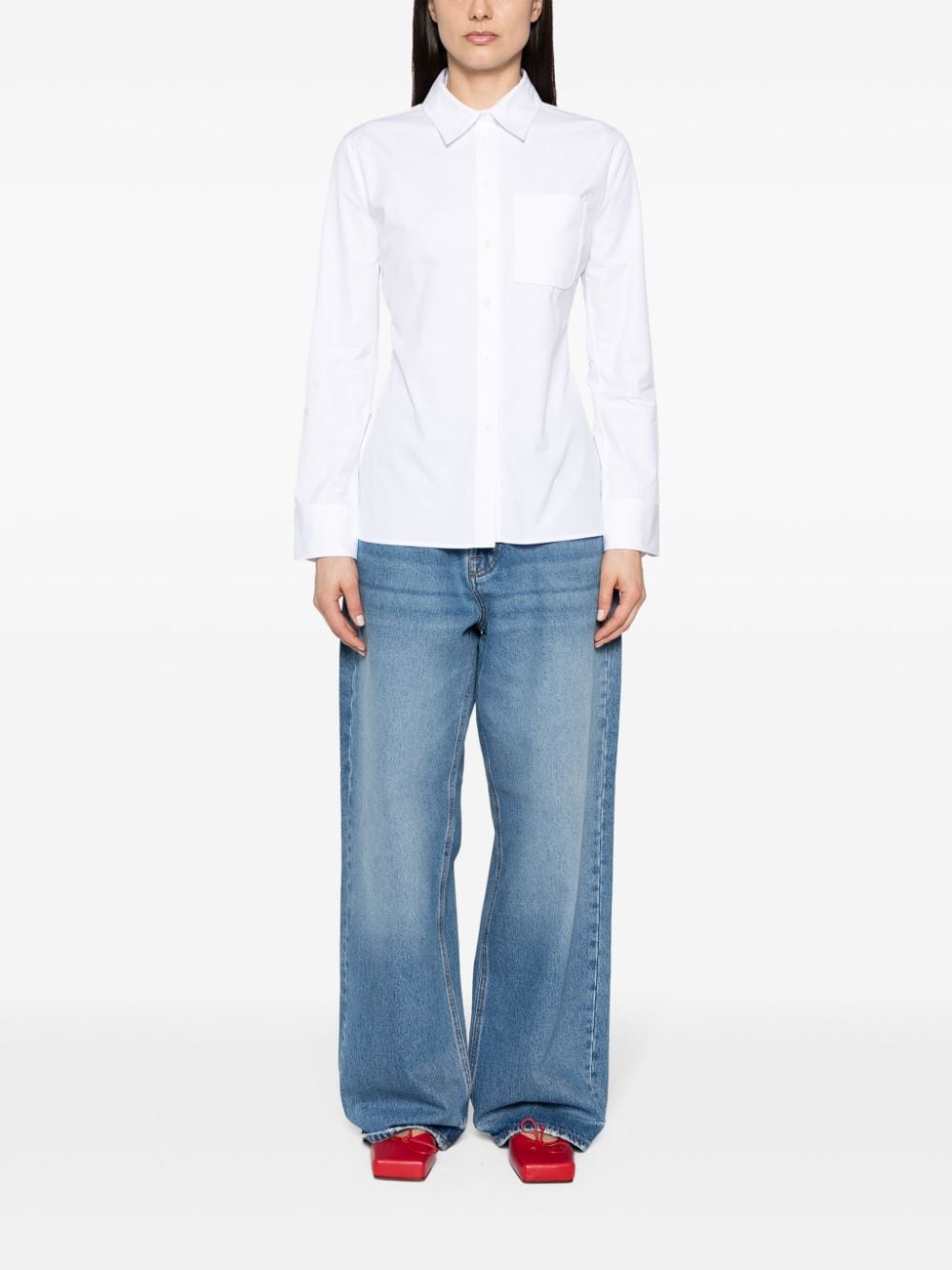 Ризи JACQUEMUS бели