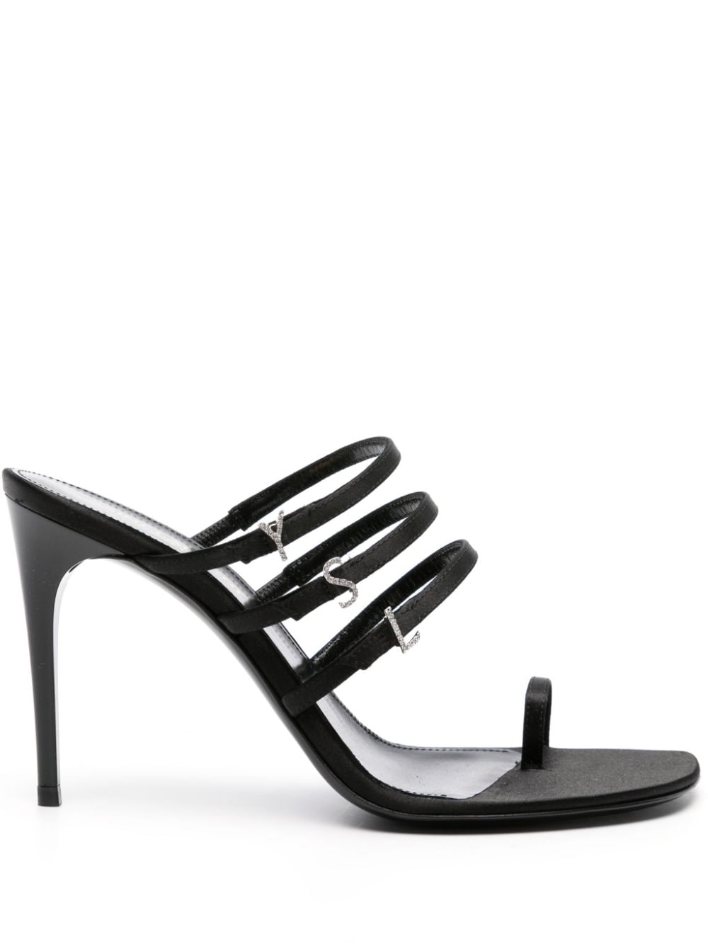 Сандали Saint Laurent черни