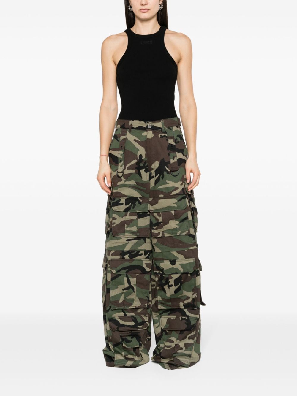 Черен топ Vetements