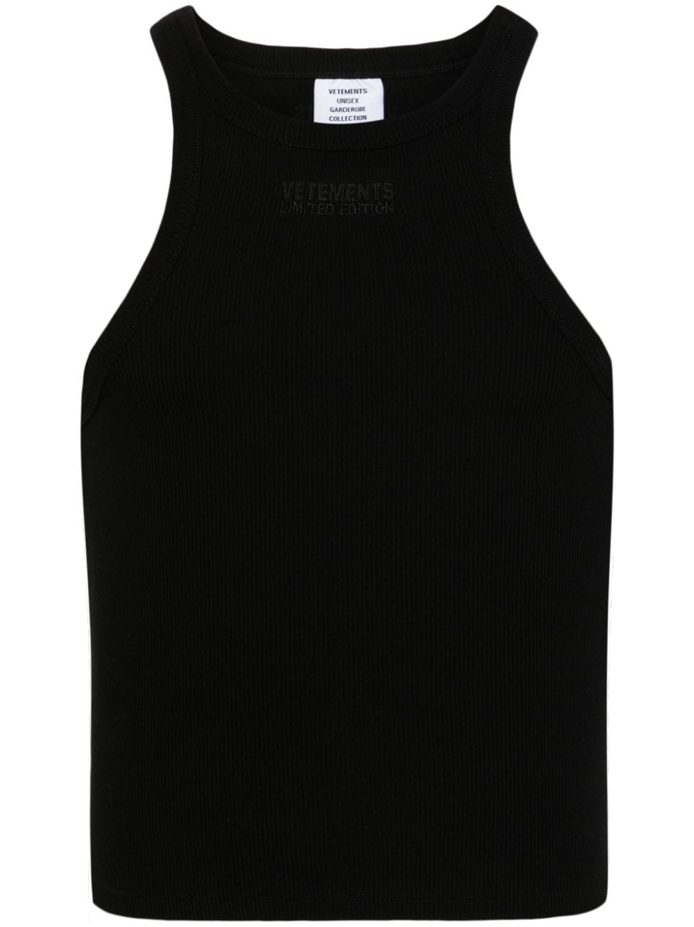 Черен топ Vetements
