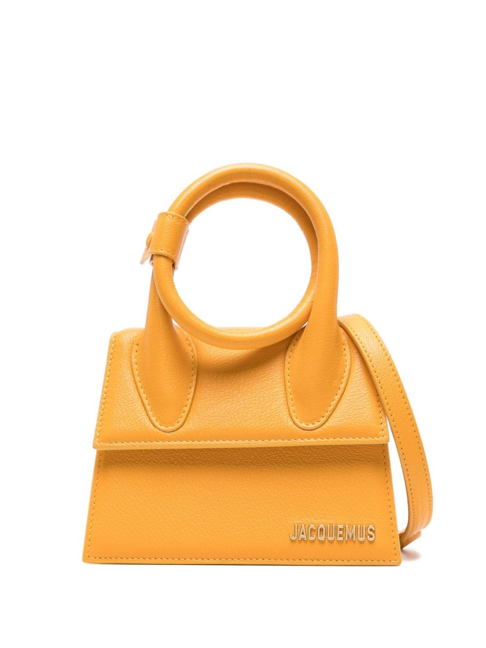 Кожена чанта Jacquemus Le Chiquito Noeud