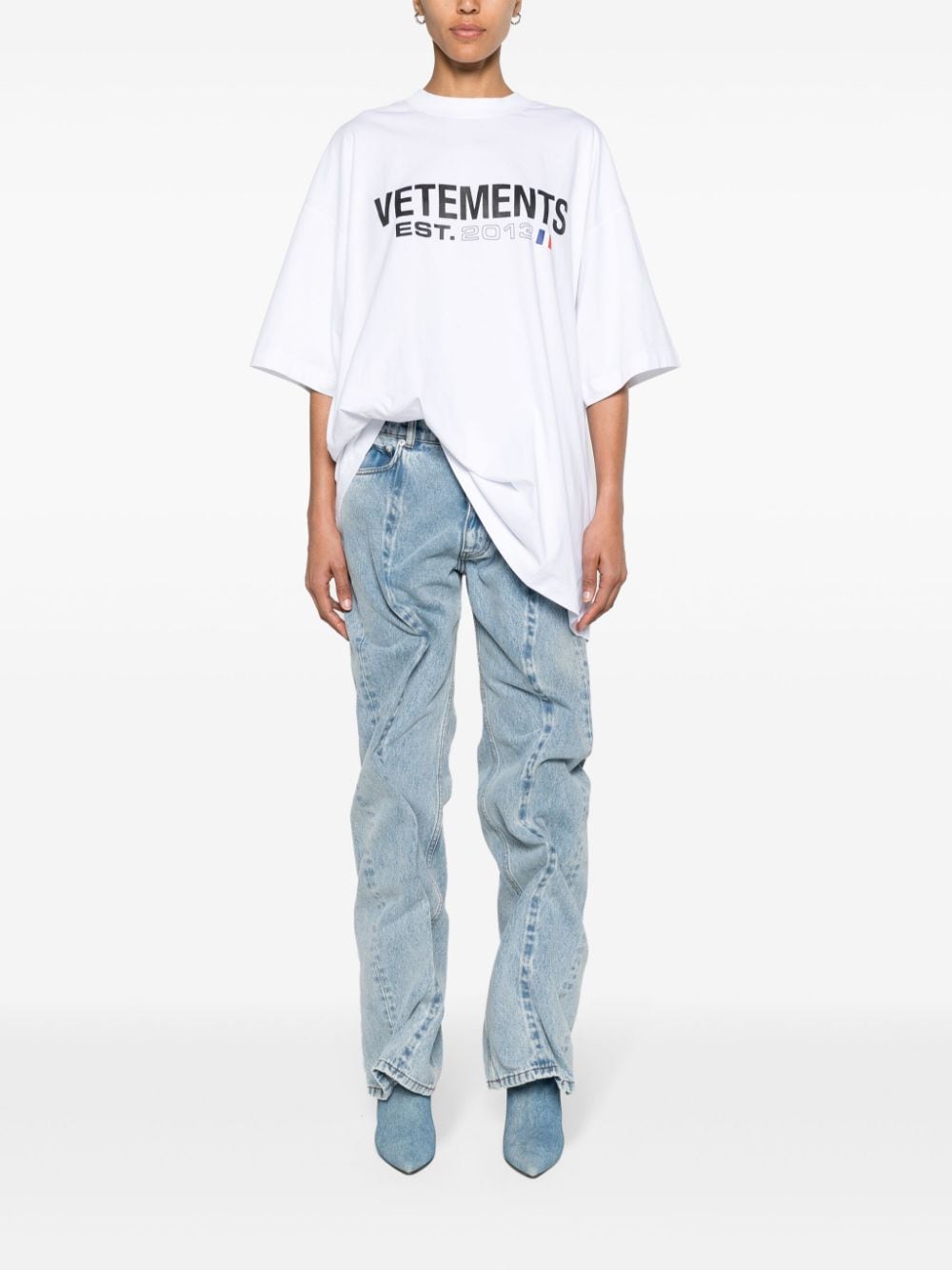 Тениски и поло блузи Vetements в бяло