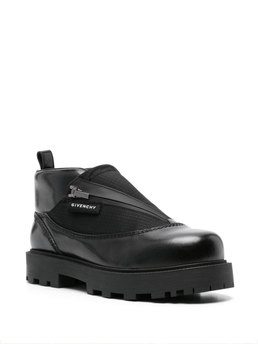 Кожени ботуши Givenchy Storm с дължина до глезена