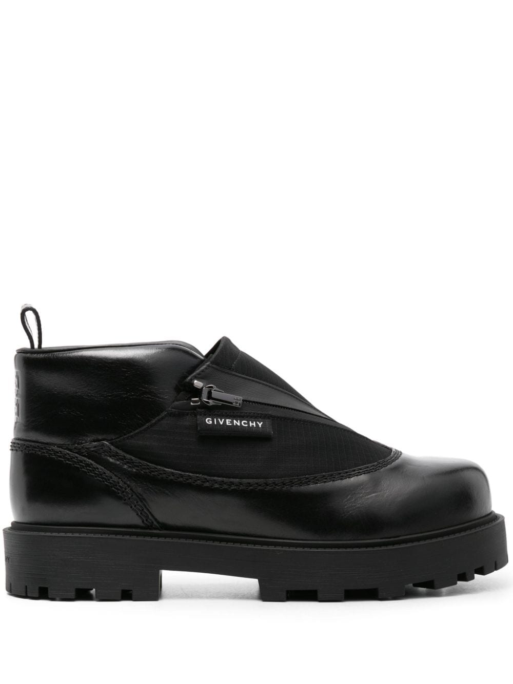 Кожени ботуши Givenchy Storm с дължина до глезена