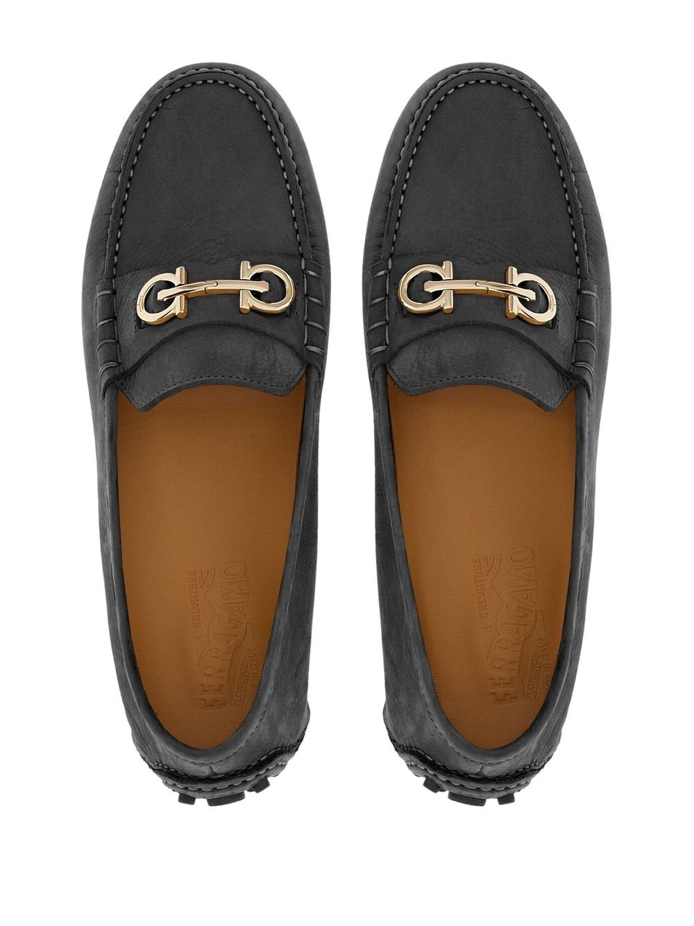 Мокасини Ferragamo Double Gancini