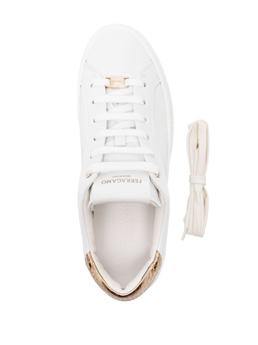 Бели маратонки Ferragamo