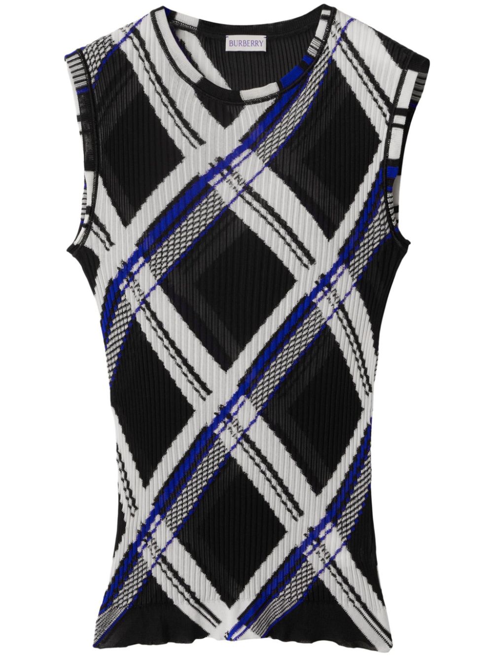 Черен топ на Burberry