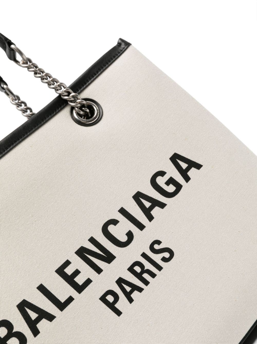 Чанта от плат с лого на Balenciaga