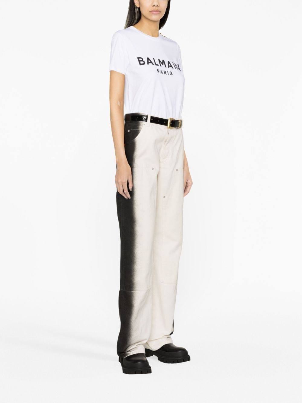 Тениски и поло тениски Balmain в бяло
