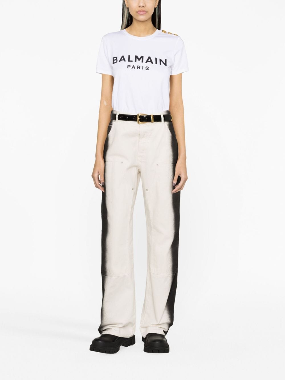 Тениски и поло тениски Balmain в бяло