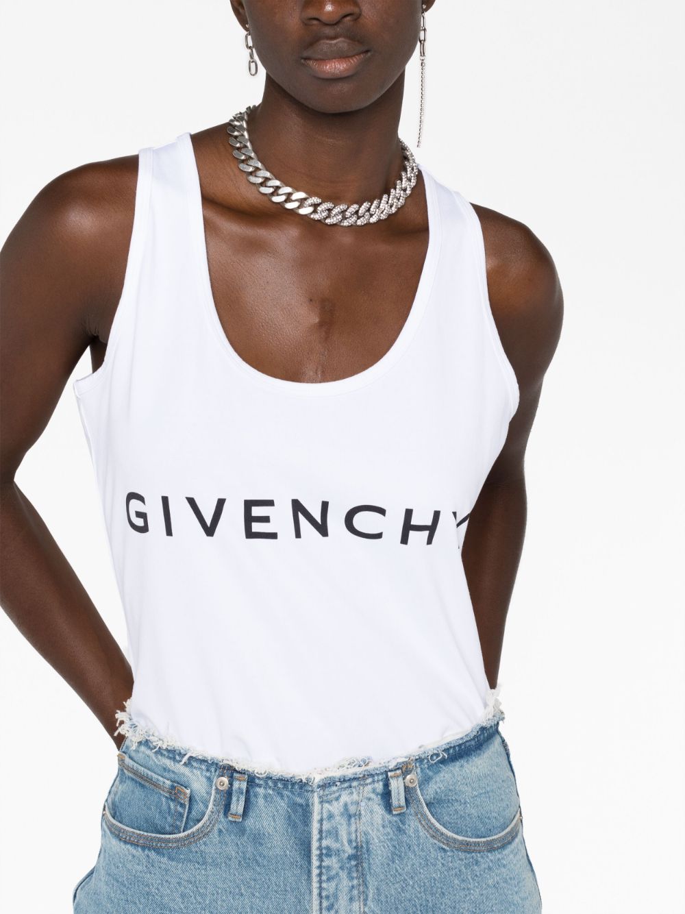 Бял топ Givenchy