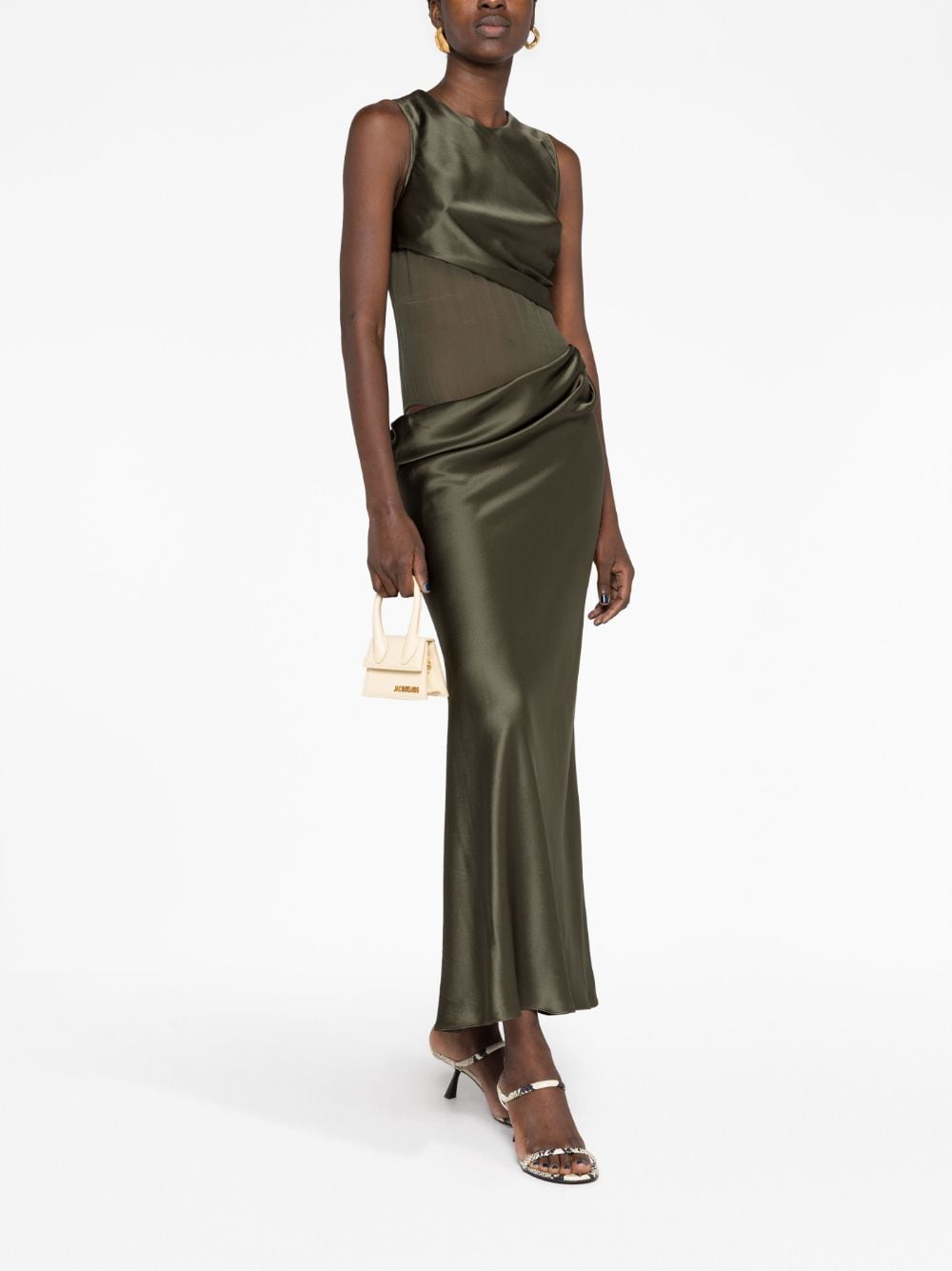 Кожена мини чанта Jacquemus Le chiquito